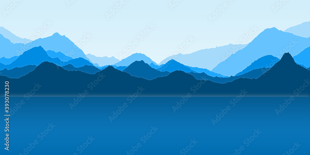 sea with beautiful mountain background view sea with beautiful mountain background view