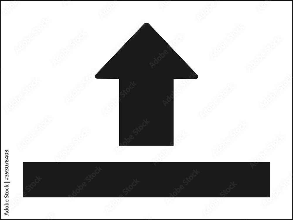 upload icon simple vector illustration upload icon simple vector illustration