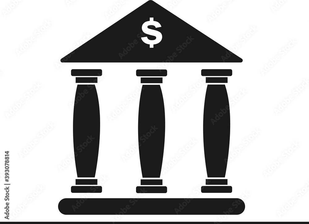 bank icon simple vector illustration bank icon simple vector illustration
