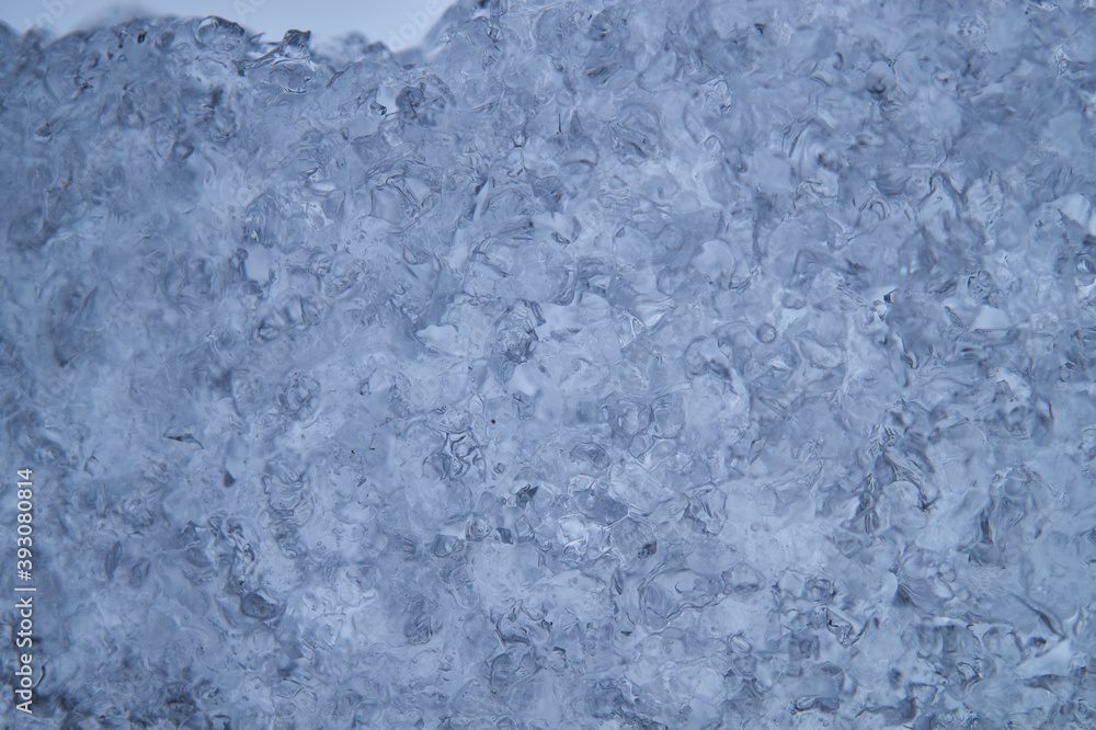 blue ice background with a lot of texture and definition