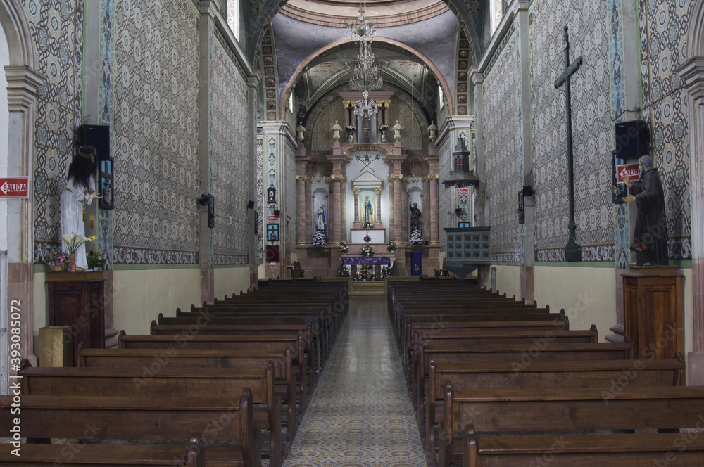 Church del Senor de los Trabajos, Mineral de Possos, Province of Guanajuato, Mexico.