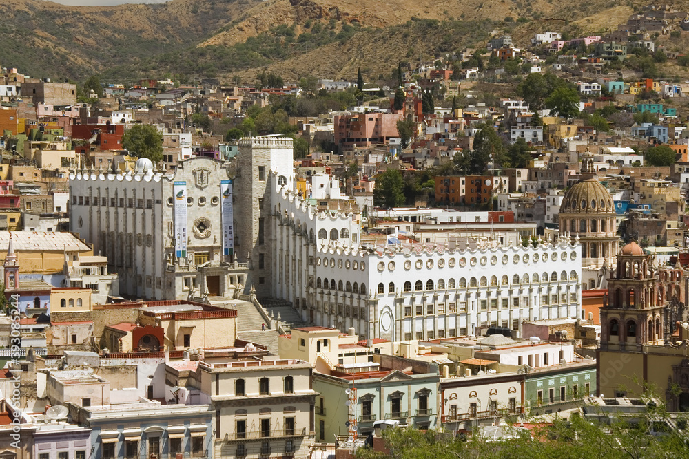 Historic town of Guanajuato, University, Province of Guanajuato, Mexico, UNESCO World Heritage Site .
