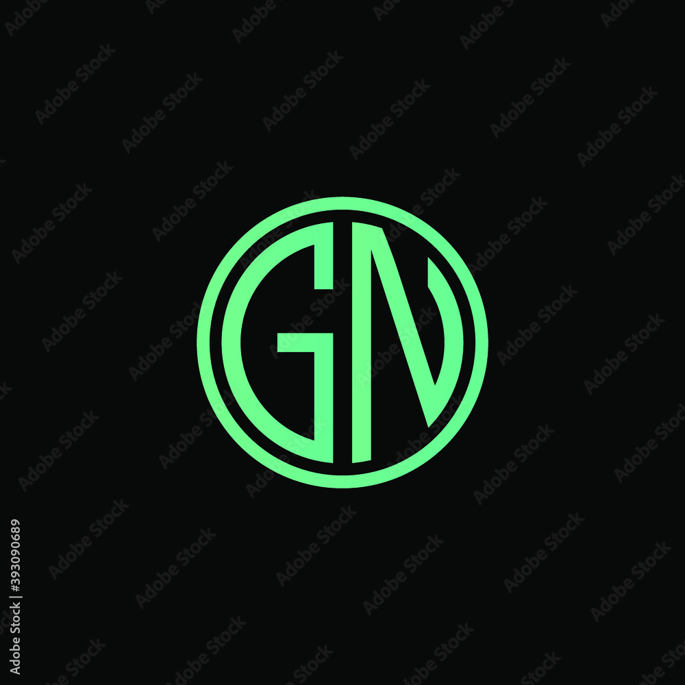 GN MONOGRAM letter icon design on BLACK background.Creative letter GN/ G N logo design.
GN initials MONOGRAM Logo design. GN MONOGRAM letter icon design on BLACK background.Creative letter GN/ G N logo design.
GN initials MONOGRAM Logo design.
