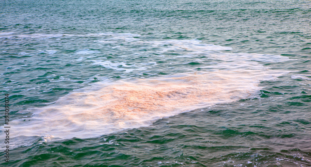 Bilge pollution on the surface of the sea Stock Photo Adobe Stock