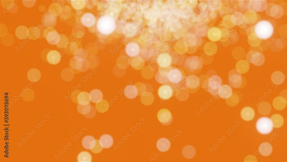 3D motion graphics background with shining orange blurry bokeh. Shimmering Glittering particles, New year and Christmas background. 3D motion graphics background with shining orange blurry bokeh. Shimmering Glittering particles, New year and Christmas background.
