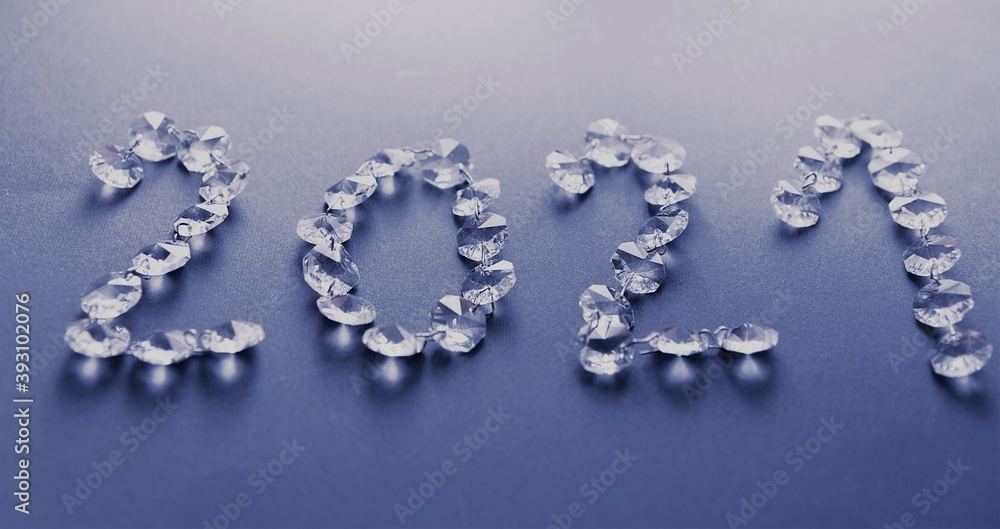 Luxury 2021 Happy New Year elegant design