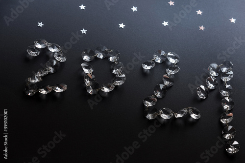 Obraz na płótnie Luxury 2021 Happy New Year elegant design w salonie