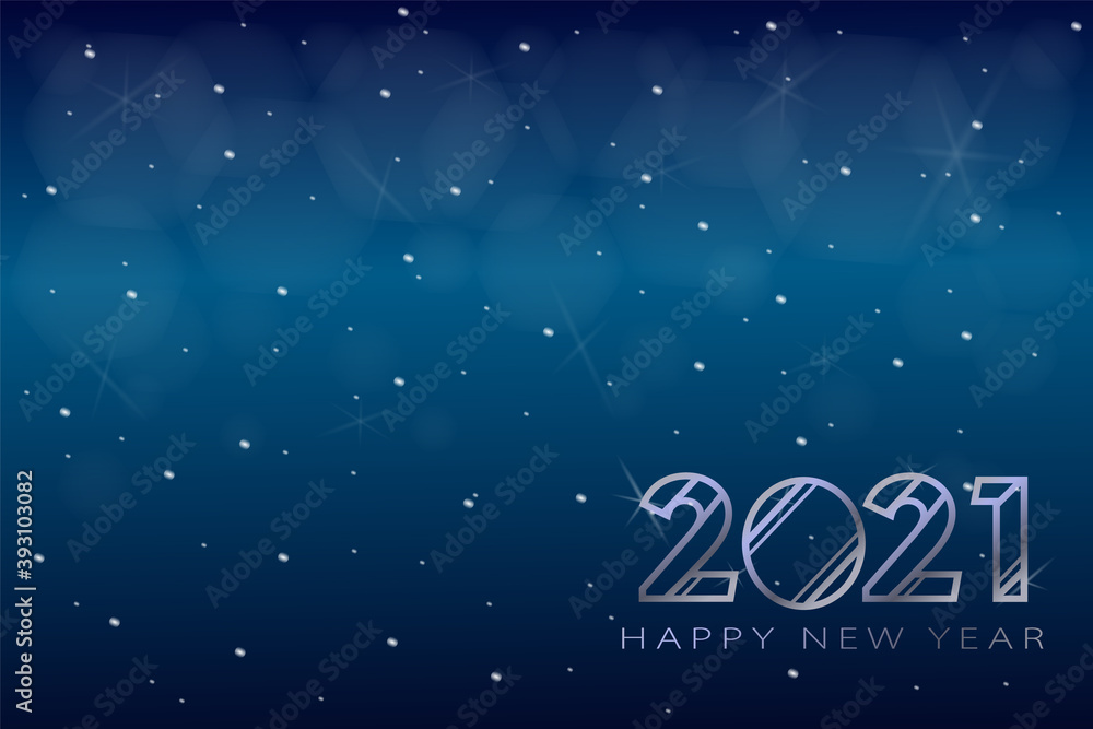 Happy new year 2021 metal background. Suitable for banner, greeting card, invitation on event.