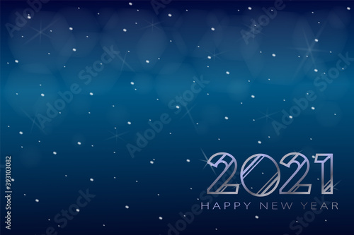 Happy new year 2021 metal background. Suitable for banner  greeting card  invitation on event.