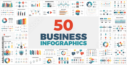 50 Business Infographics for your next presentation. Special Offer - my best financial info graphic templates with tons of charts, diagrams, reports and other elements.