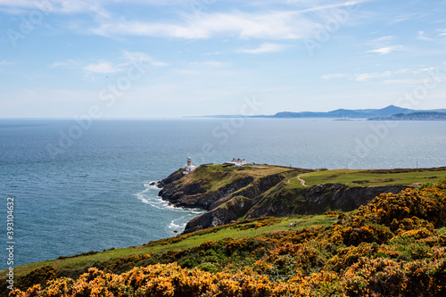 View of The Baily Lighthouse in Howth.