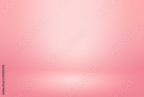 Pink empty room studio gradient used for background and display your products - Vector