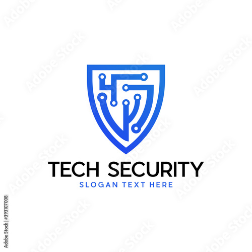 Protection concept of digital and technological. Data security icon, Simple illustration logo design shield combine with circuit. Free Download Protection concept of digital and technological. Data security icon, Simple illustration logo design shield combine with circuit. - GFXLoad