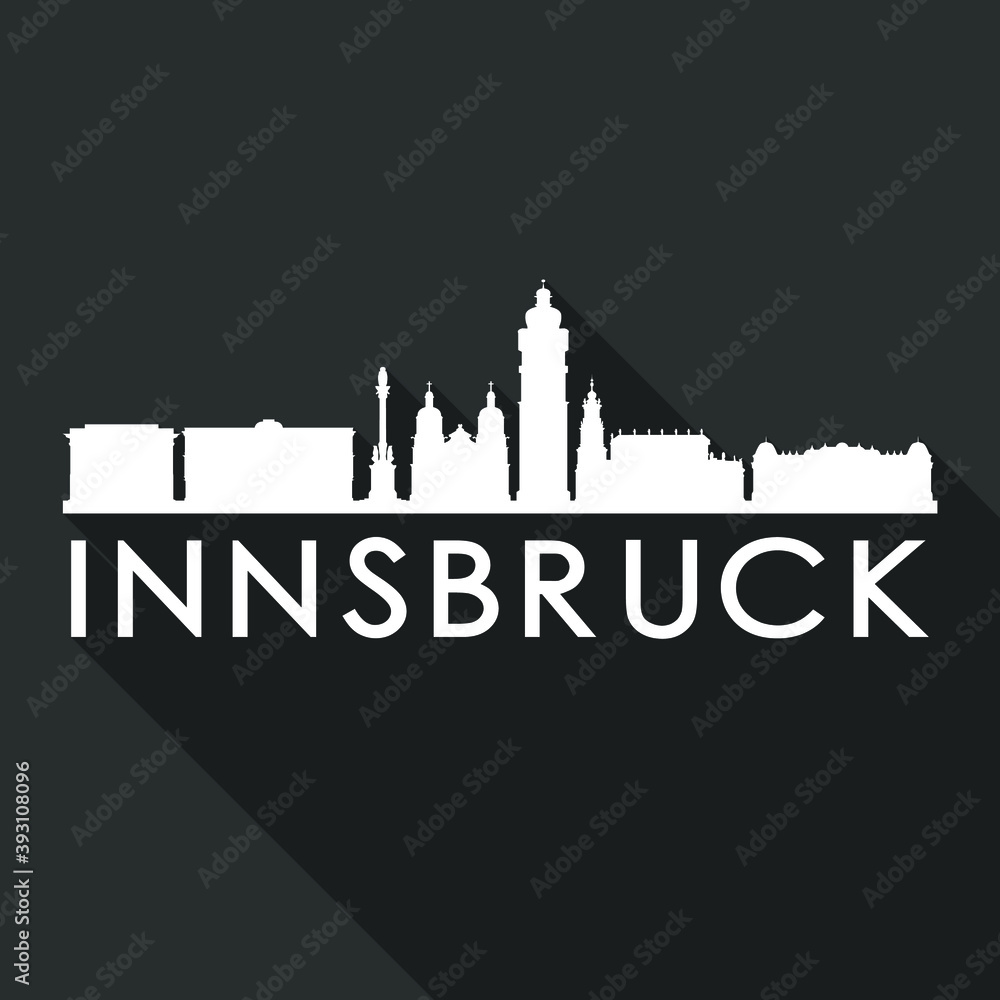 Innsbruck Austria Flat Icon Skyline. A Silhouette Design City Vector Art. Famous Buildings in Vector. Innsbruck Austria Flat Icon Skyline. A Silhouette Design City Vector Art. Famous Buildings in Vector.