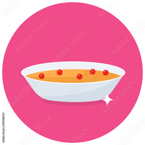 
Apple pie vector style, sweet baked apple dish 
