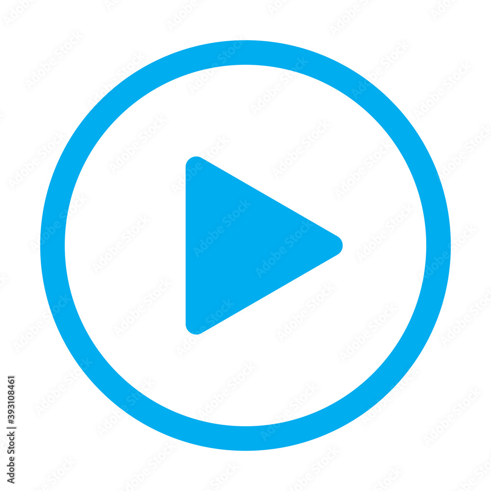 play button internet icon play button internet icon