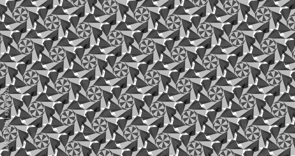 repetitive abstract geometric monochrome pattern-10r2b of the polygon-10r2 repetitive abstract geometric monochrome pattern-10r2b of the polygon-10r2