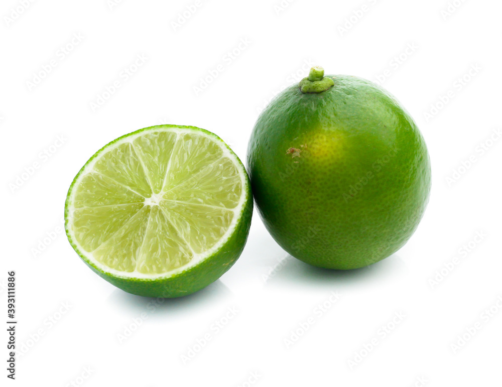 Lime isolated on white background Lime isolated on white background