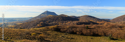 Fotografie Panorama de la chaines des puys