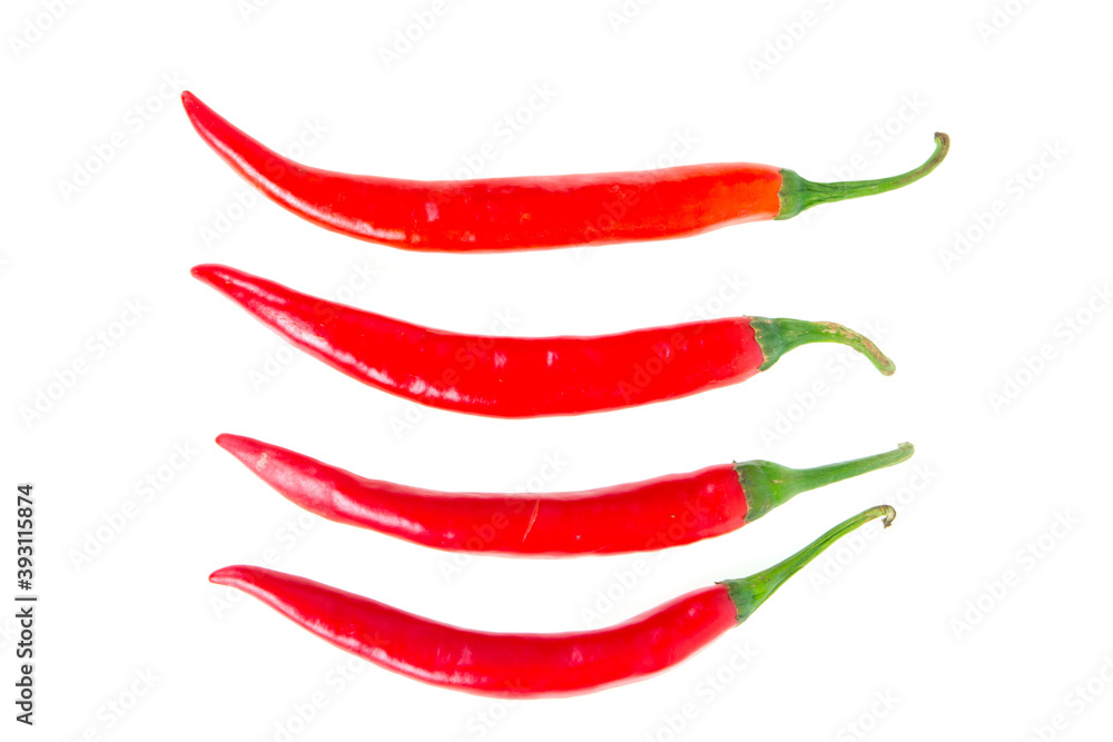 chilli isolated on white background chilli isolated on white background