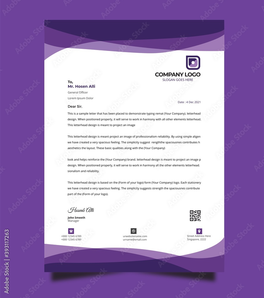 Letterhead Template Letterhead Template