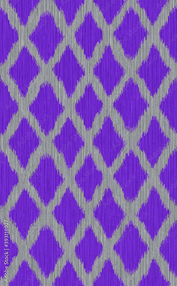 Woven Effected Diagonal Stripes Seamless Pattern Scribble Stylish Design Detailed Texture Interior Style