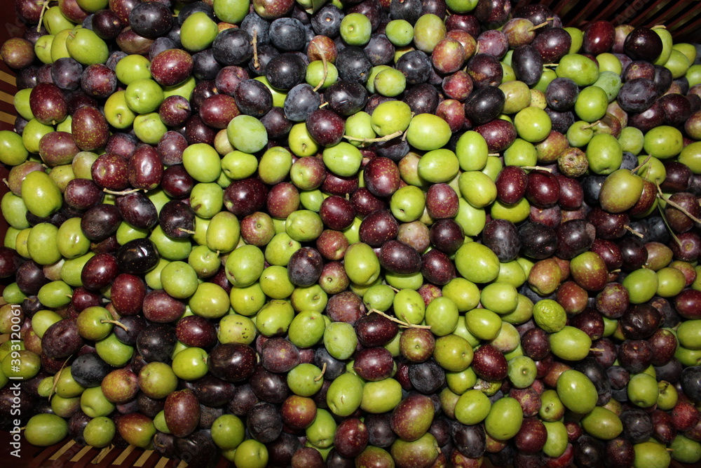 Texture olives
