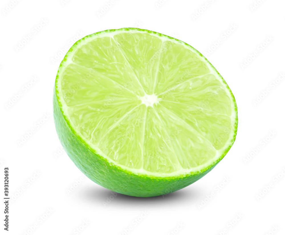 lime or green lemon isolated on white background lime or green lemon isolated on white background