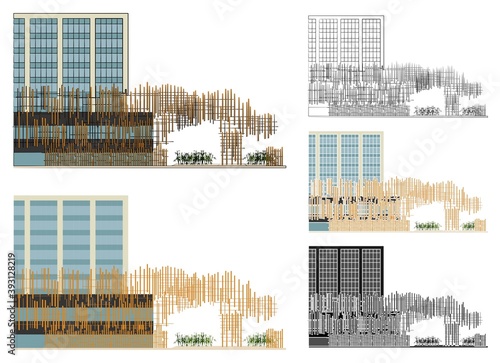 Japanese House in Sao Paulo, Brazil.