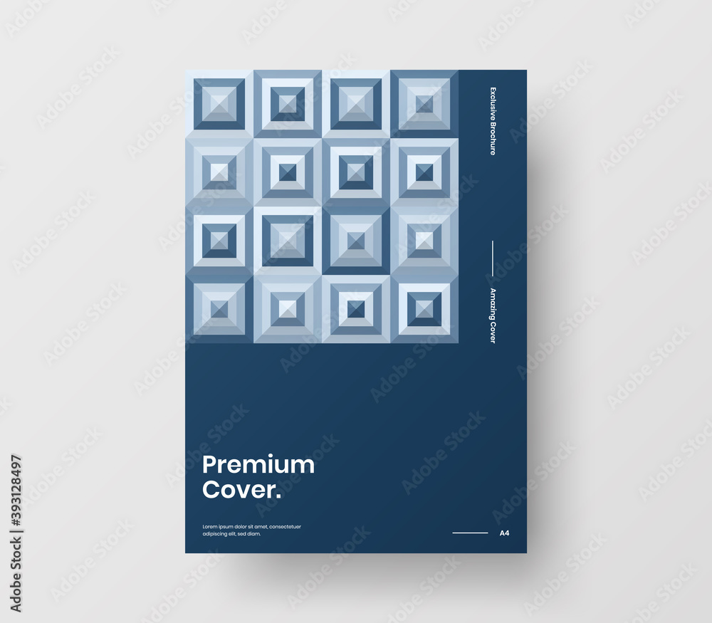 Brochure front page design layout. Vertical corporate identity A4 report cover. Modern abstract geometric vector business presentation illustration template. Brochure front page design layout. Vertical corporate identity A4 report cover. Modern abstract geometric vector business presentation illustration template.