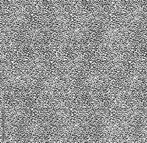 Wavy background. Black and white grainy dotwork design. Pointillism pattern. Stippled vector illustration.