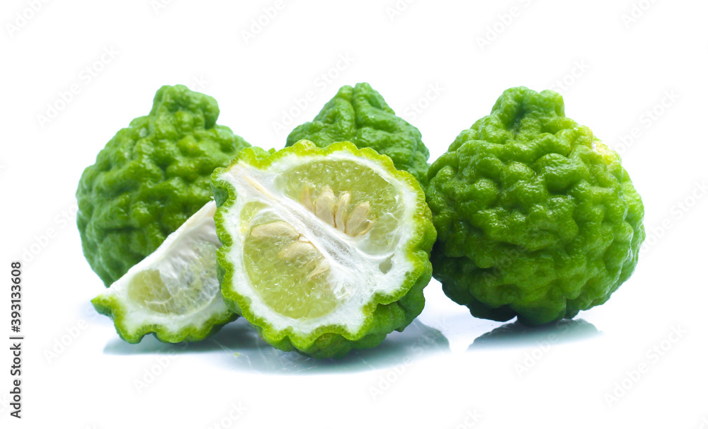 Fototapeta premium Bergamot fruit isolated on white background