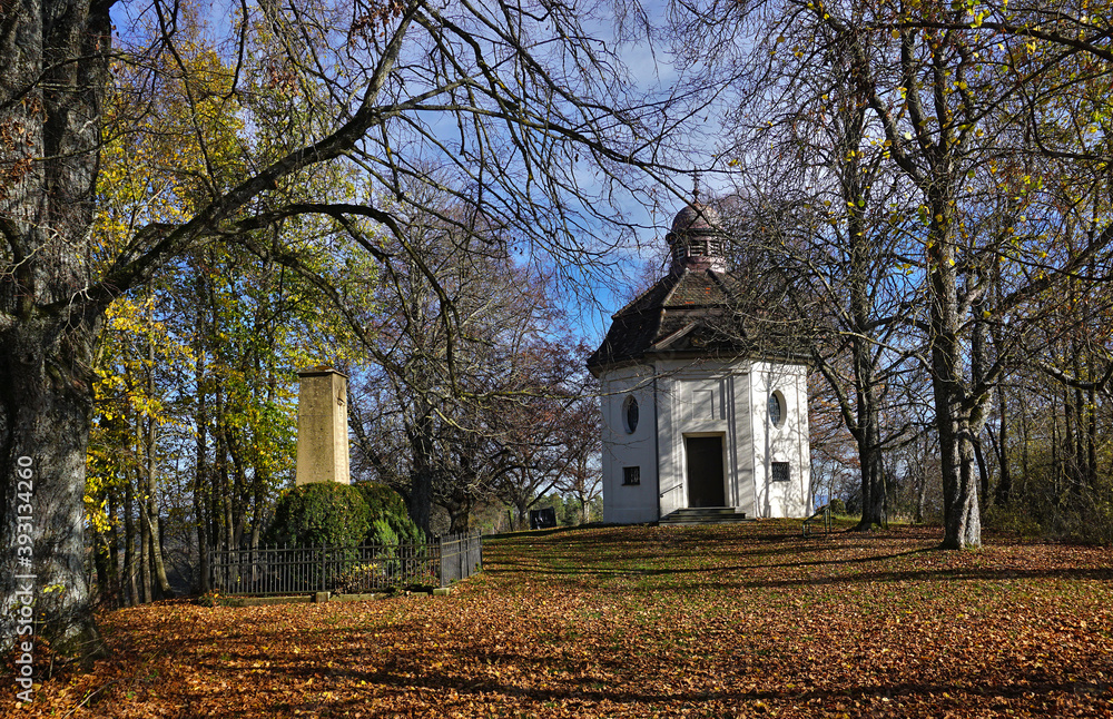 Josefskapelle auf dem Eichberg bei Geislingen-Erlaheim, Baden-Württemberg, Deutschland Josefskapelle auf dem Eichberg bei Geislingen-Erlaheim, Baden-Württemberg, Deutschland