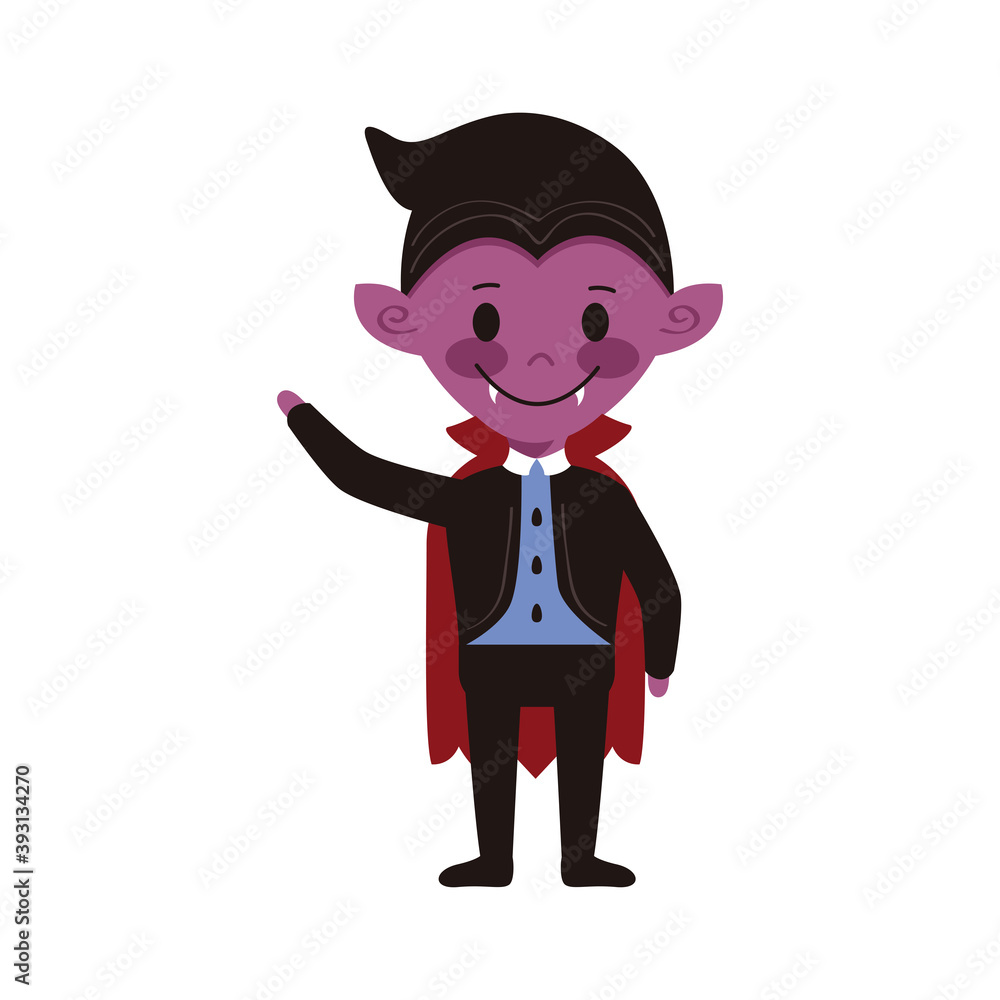 little boy with dracula disguise character little boy with dracula disguise character