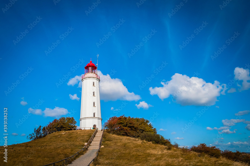 Lighthouse Thornbush at the island of Hiddensee, German Baltic Sea