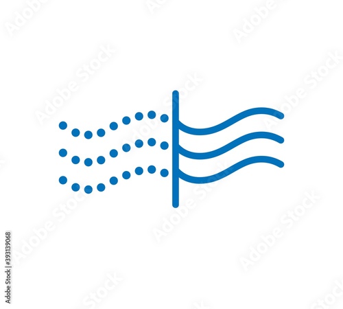 Air purifier outline vector icon. Thin line black air purifier icon, flat vector simple element illustration from editable electronic devices concept isolated on white background