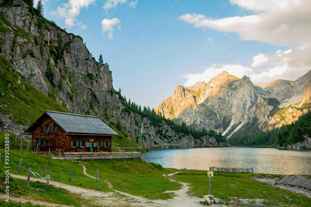 Fototapeta premium Almhütte in Salzburg