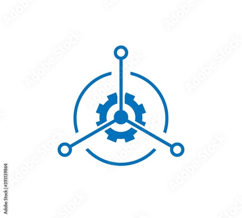 risk management icon. Access, control, identify, review. Vector icon

