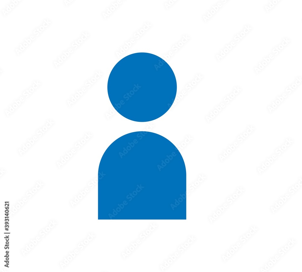 man profile icon simple vector. man profile icon simple vector.