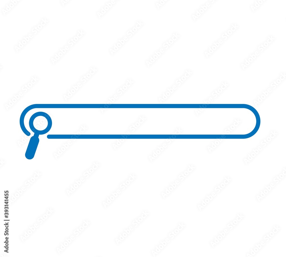 search bar icon. search icon on white background. Stock vector search bar icon. search icon on white background. Stock vector