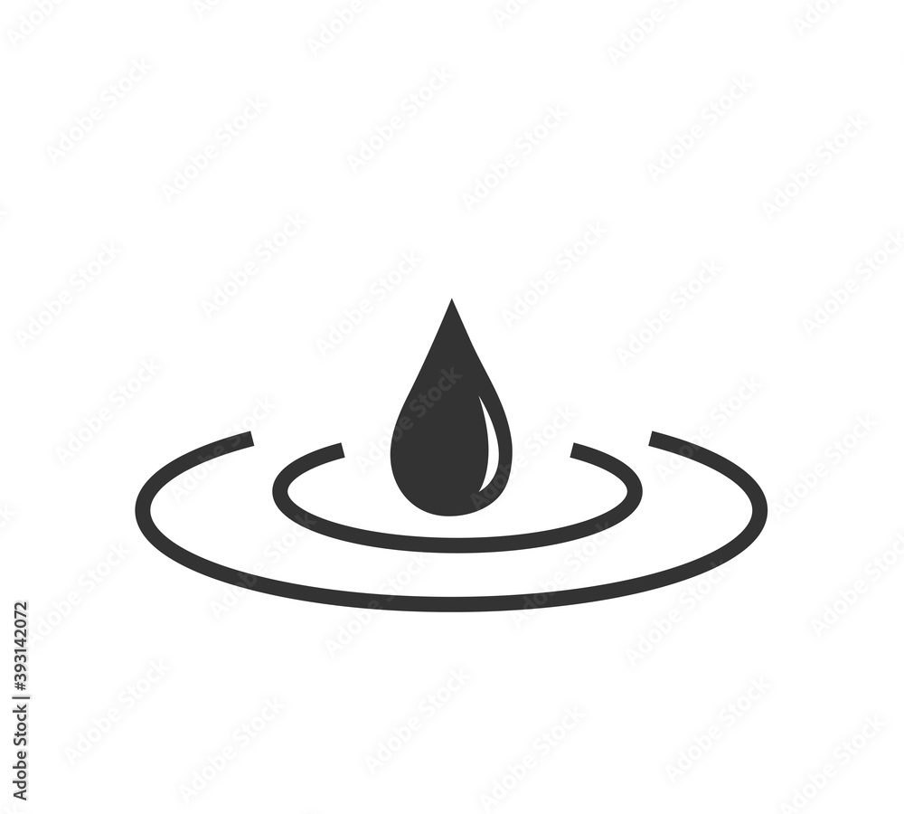 Water Drop vector icon isolated. Water Drop vector icon isolated.