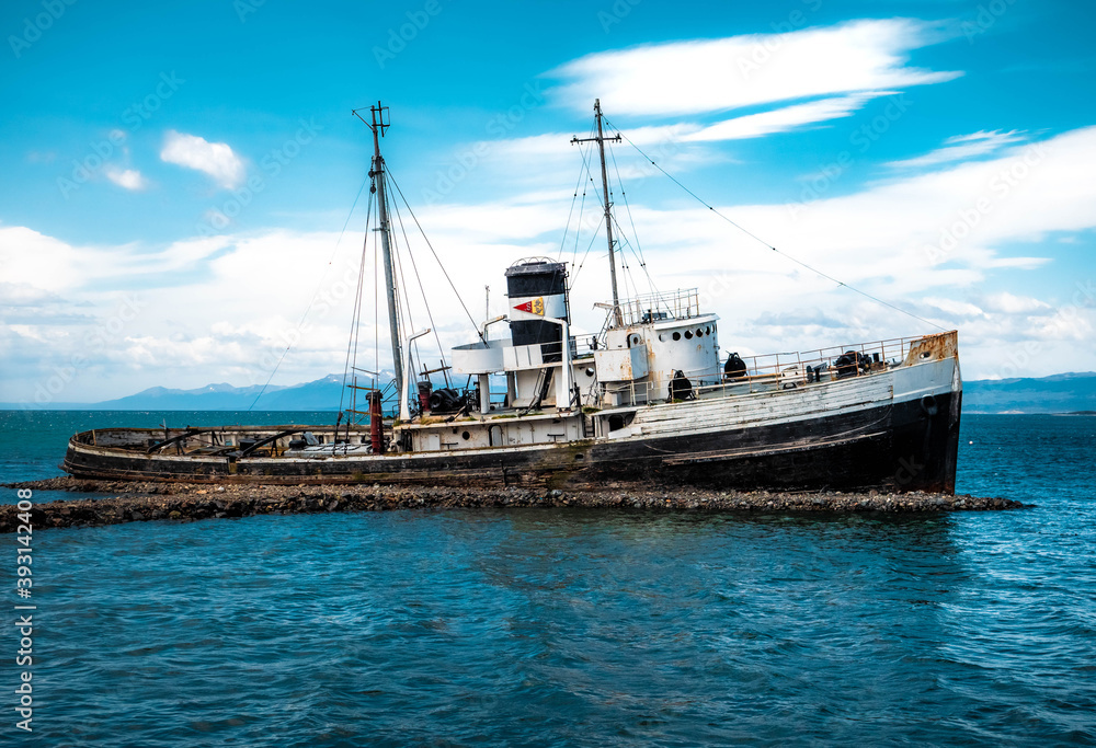 boat on the sea