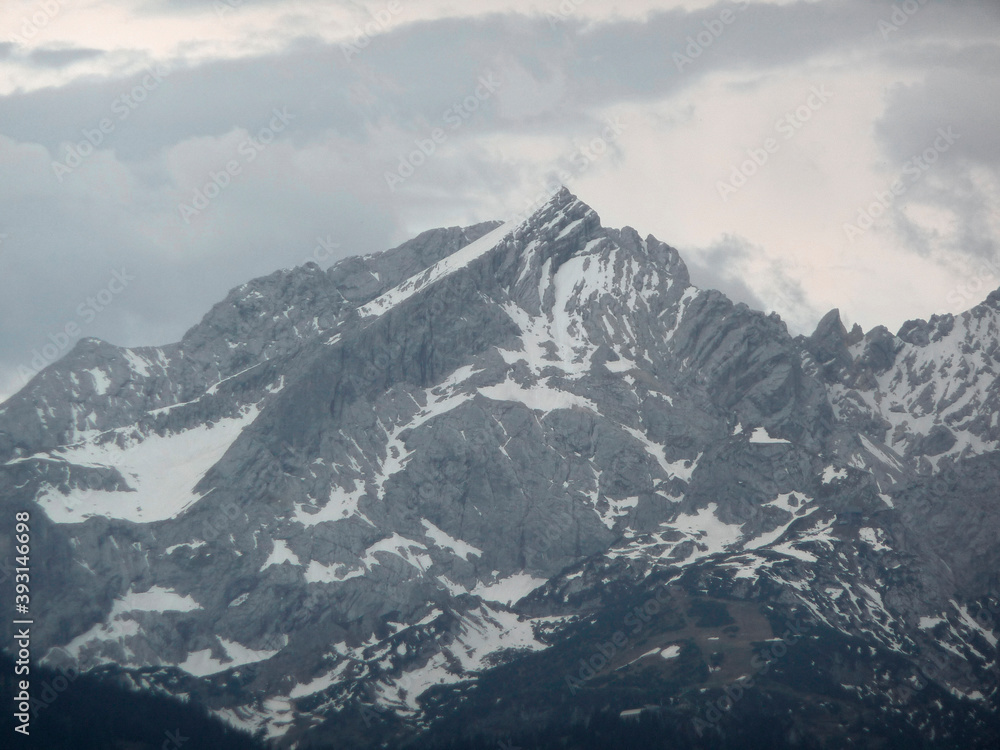 Alpspitze mountain in Bavarian Alps, Germany