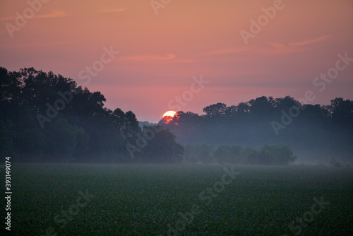 Sunset, Dubois County, Indiana.