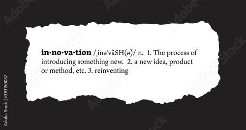 Innovation Definition on a ...