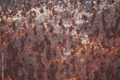 Rusty Metal Surface Texture Close-Up