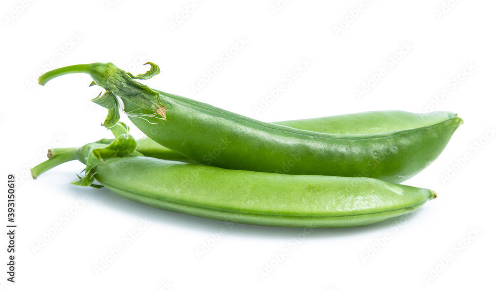 green Pea vegetable isolated on white background green Pea vegetable isolated on white background