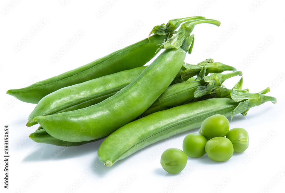 green Pea vegetable isolated on white background green Pea vegetable isolated on white background