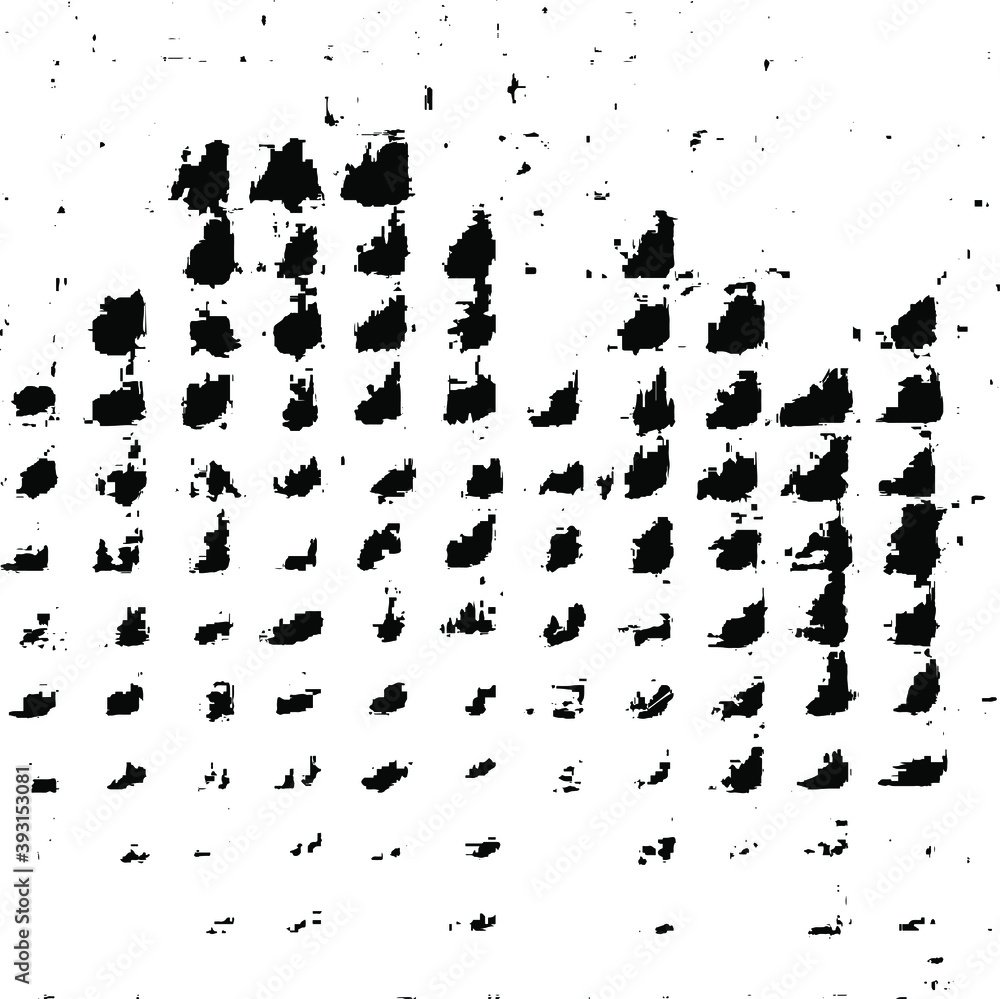Rough black and white texture vector. Distressed overlay texture. Grunge background. Abstract textured effect. Vector Illustration. Black isolated on white background. EPS10