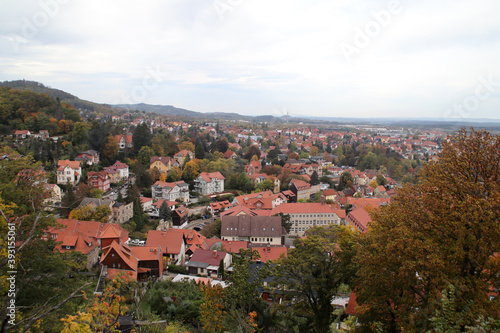 Blick über Blankenburg im Harz